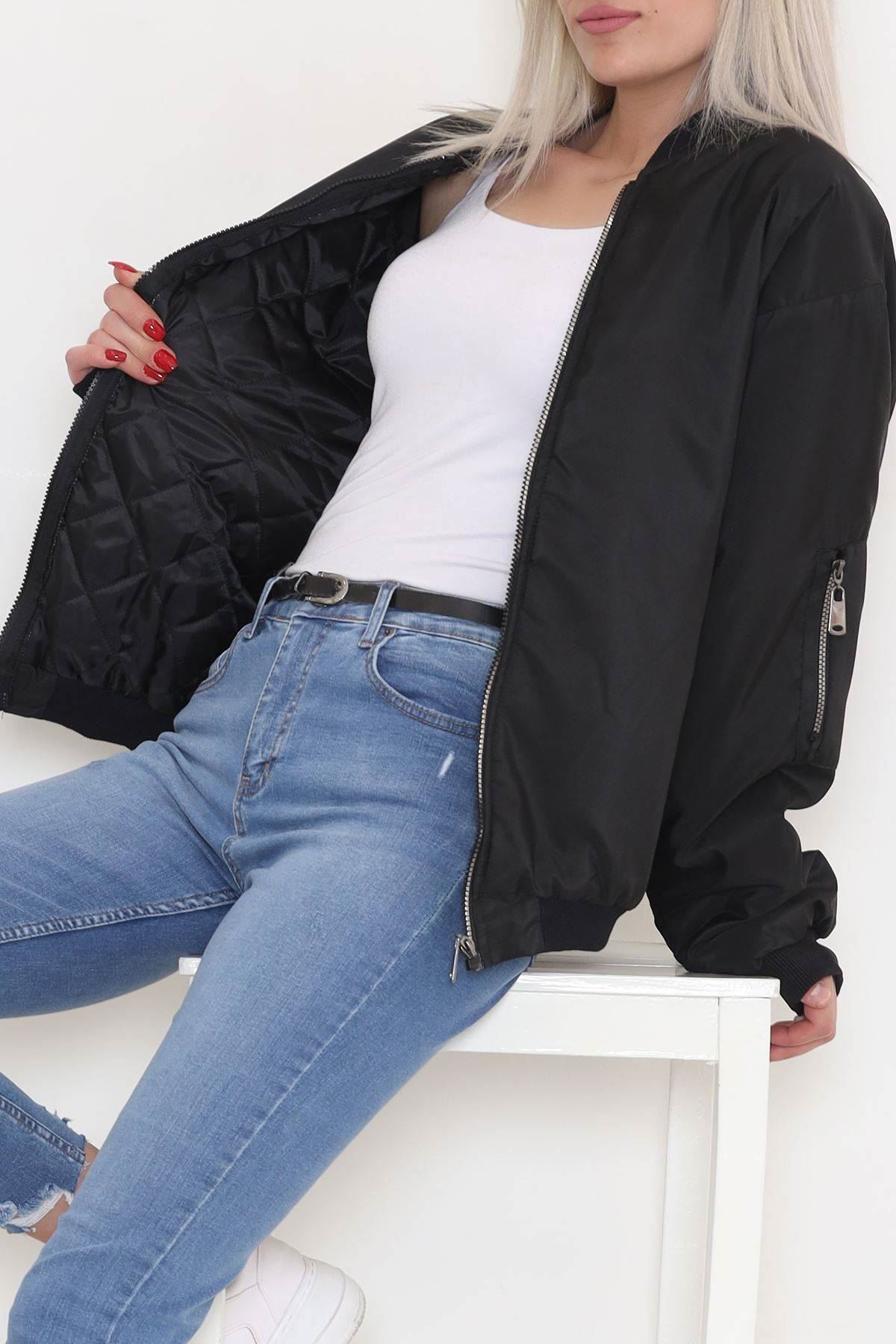 Bomber Ceket Siyah - 11380.1377.