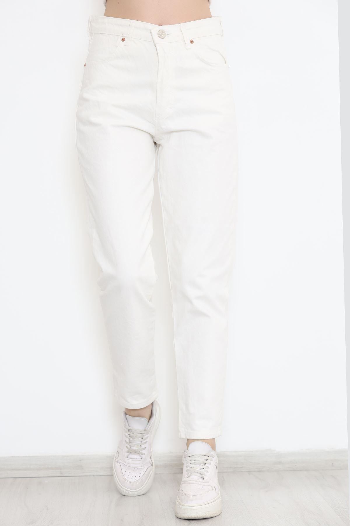 Boyfriend Kot Pantolon Ekru - 12209.1431.