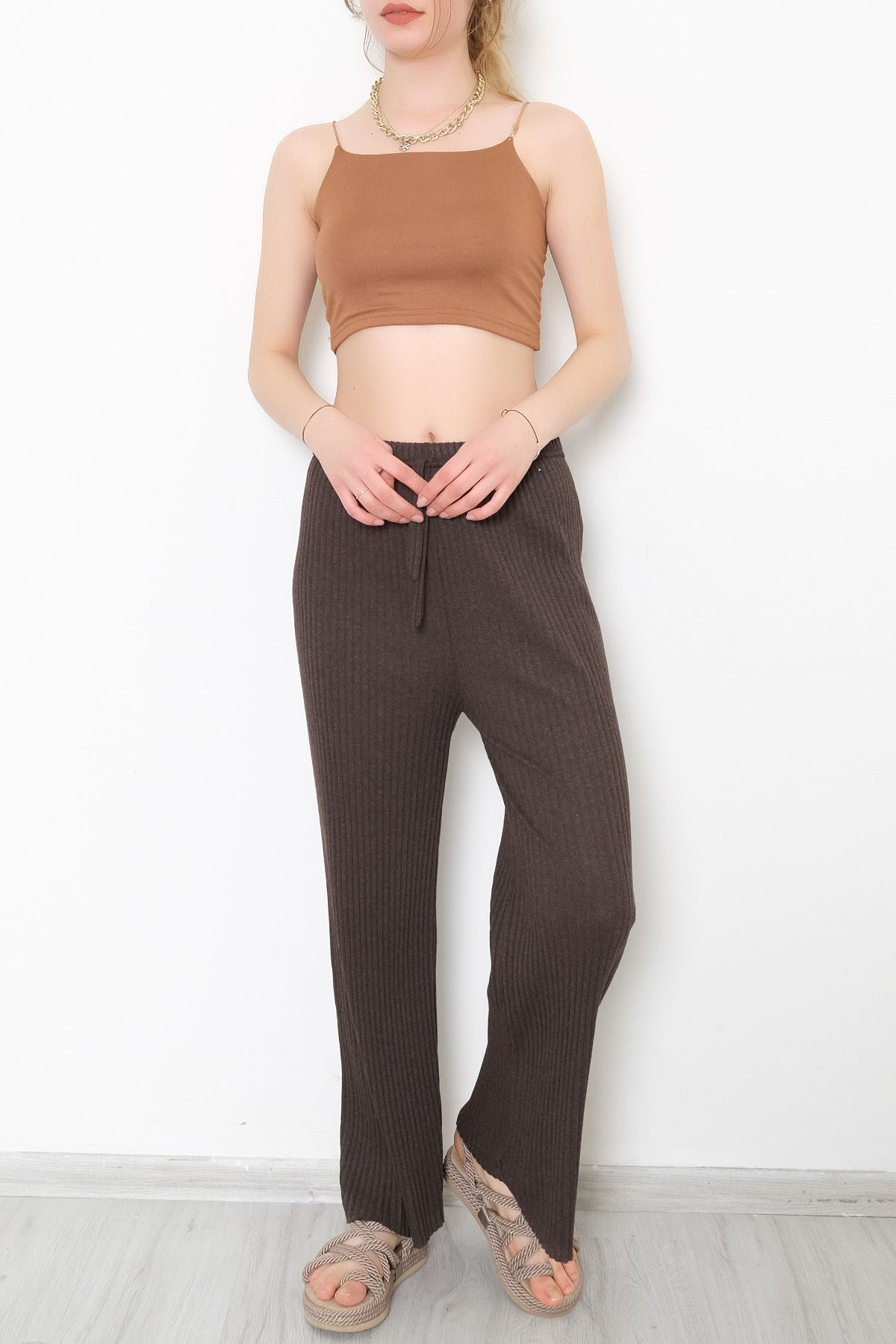 Fitilli Pantolon Koyukahve - 8337.1567.