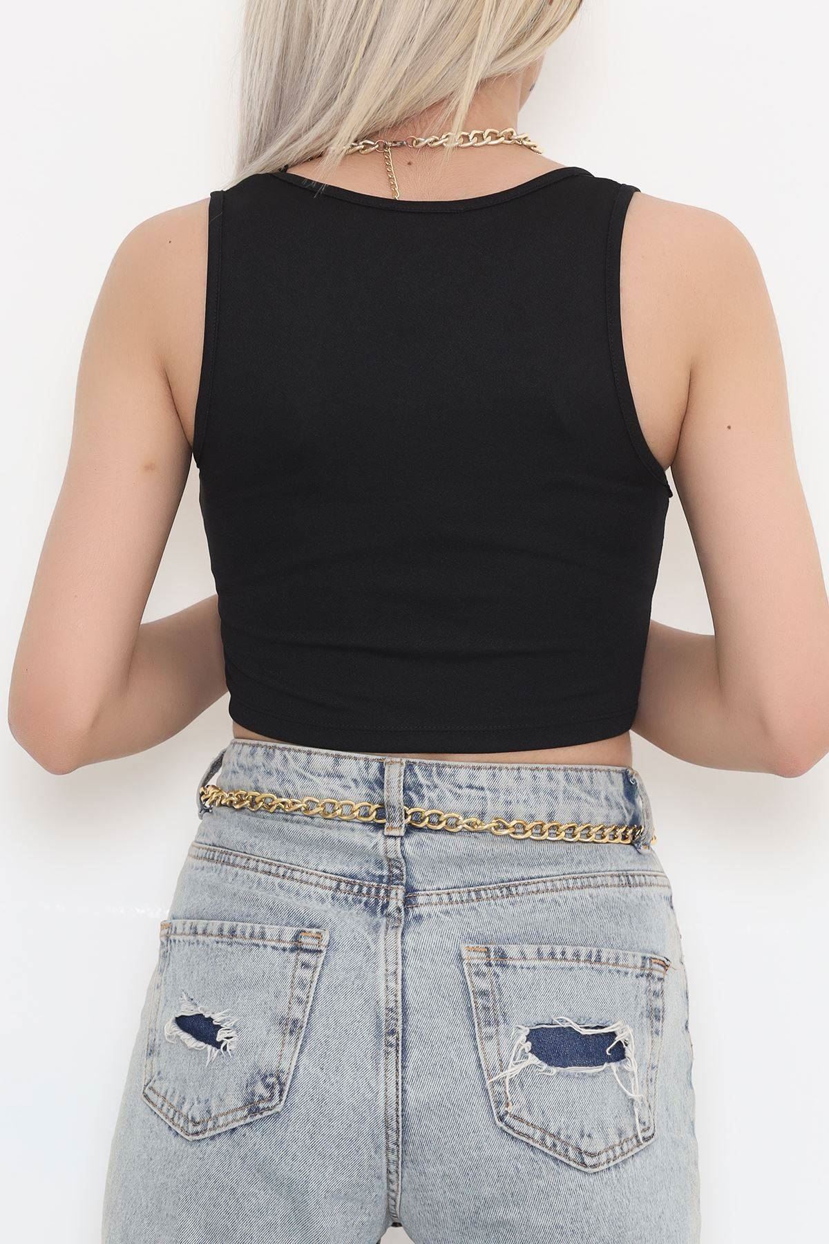 Kare Yaka Crop Siyah - 3482.1595.