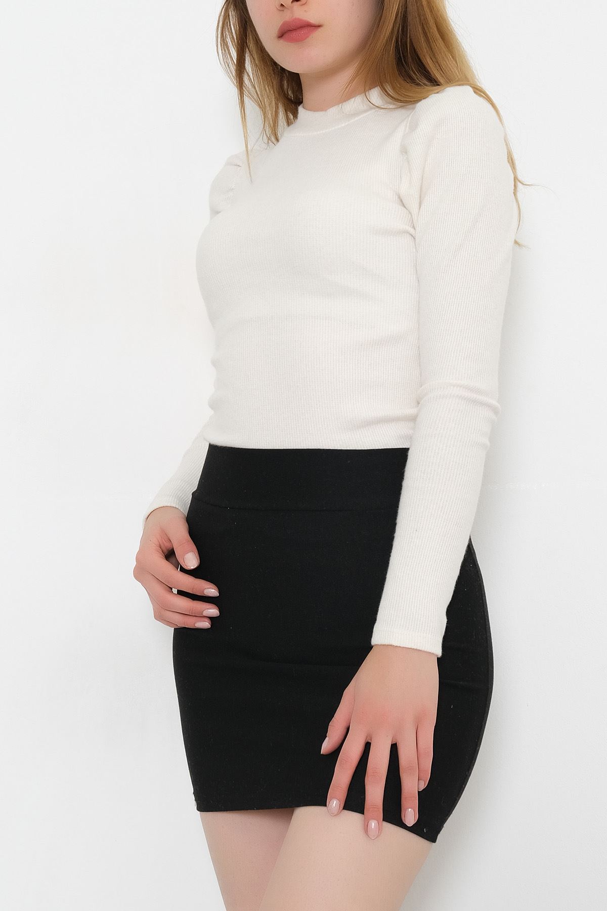 Prenses Kol Kaşkorse Body Ekru - 10336.1567.
