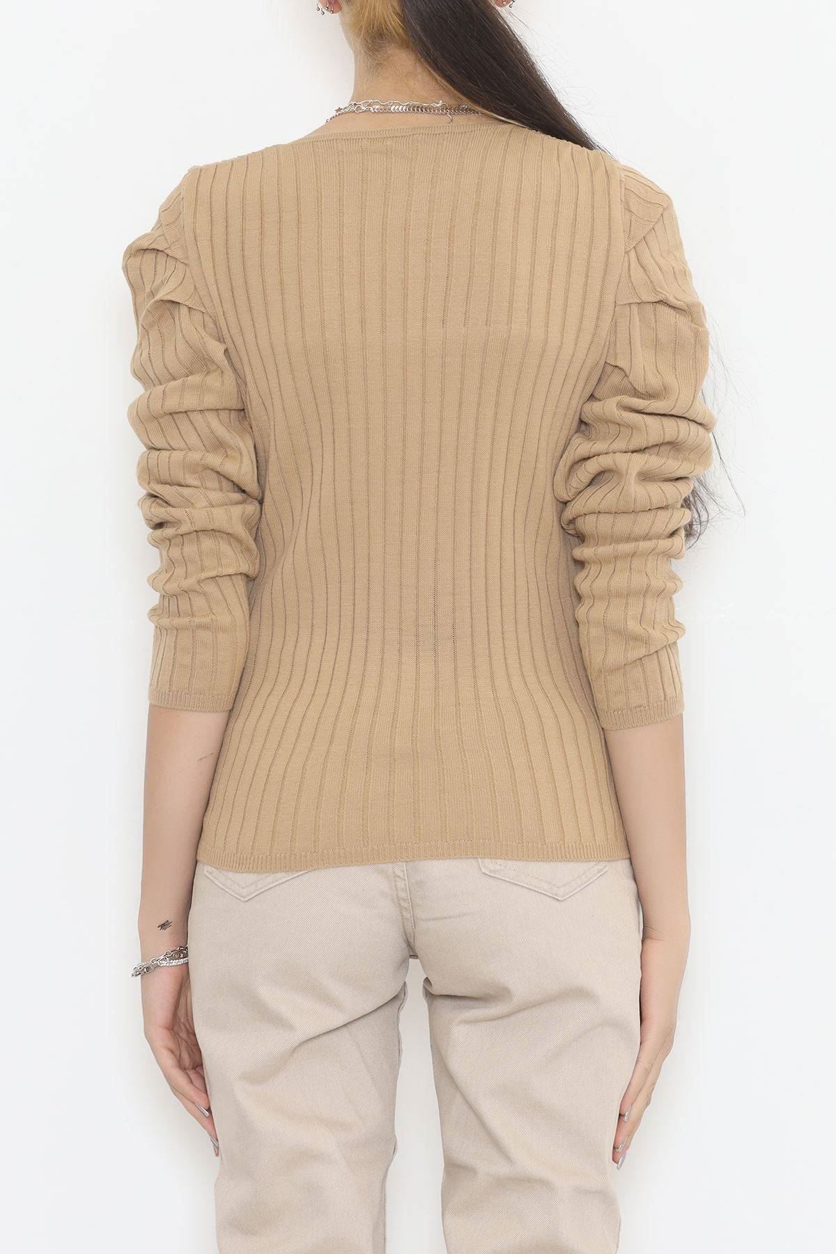 Prenses Kol Bluz Camel - 11178.1323.