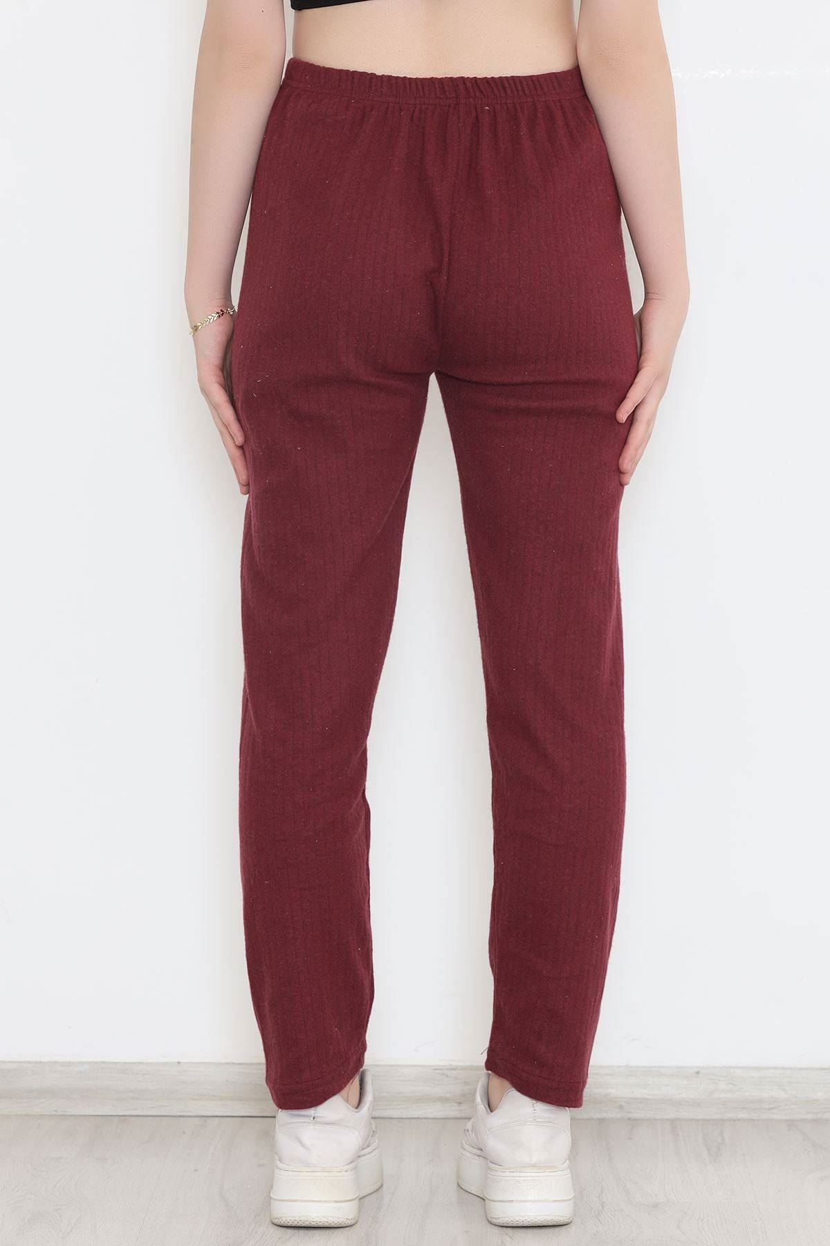 Raporlu Pijama Altı Mürdüm - 11845.1048.