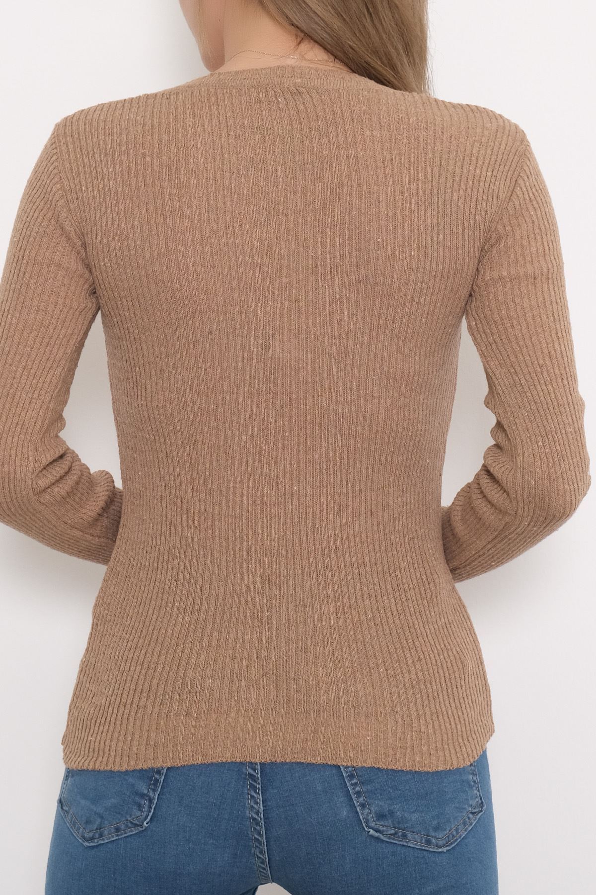 Yuvarlak Yaka Body Sütlükahve - 7657.1319.
