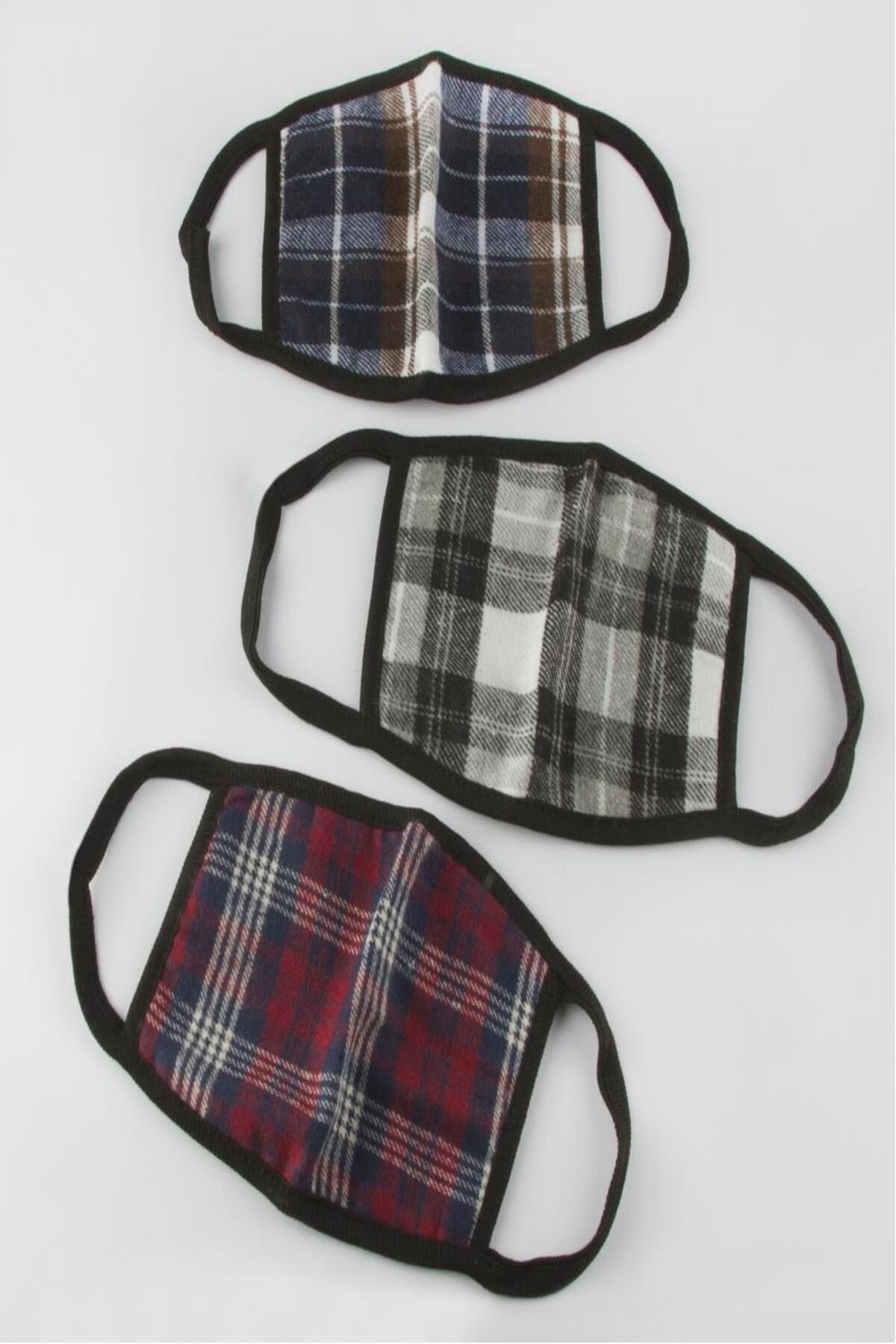 3 Layer Washable Ecose Patterned Teen Mask