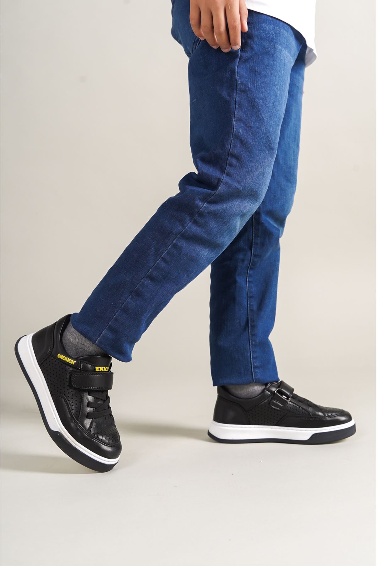 1017 David-R Children Shoes BLACK