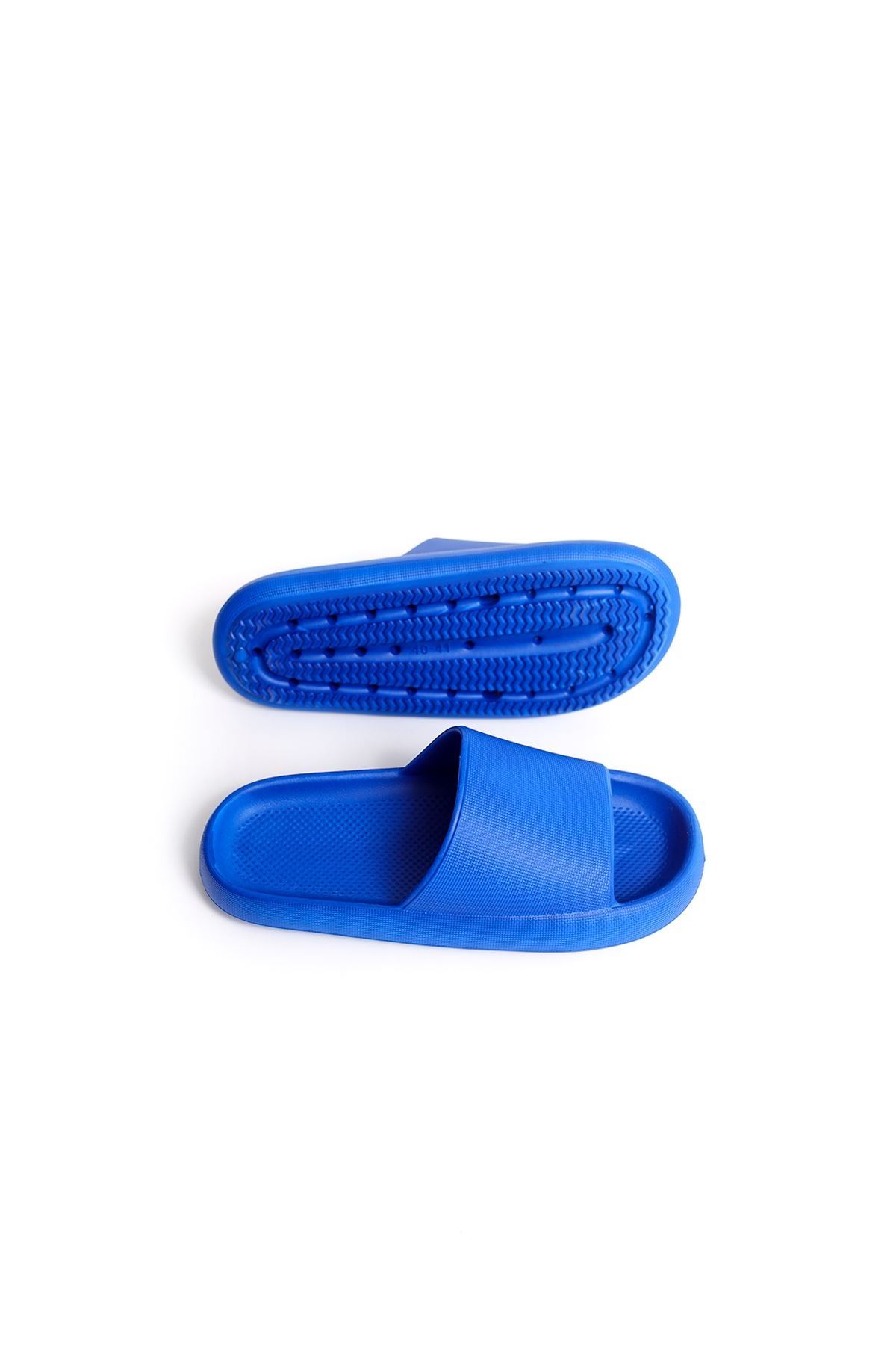 TRL001 Polyurethane Female Slipper MAVI
