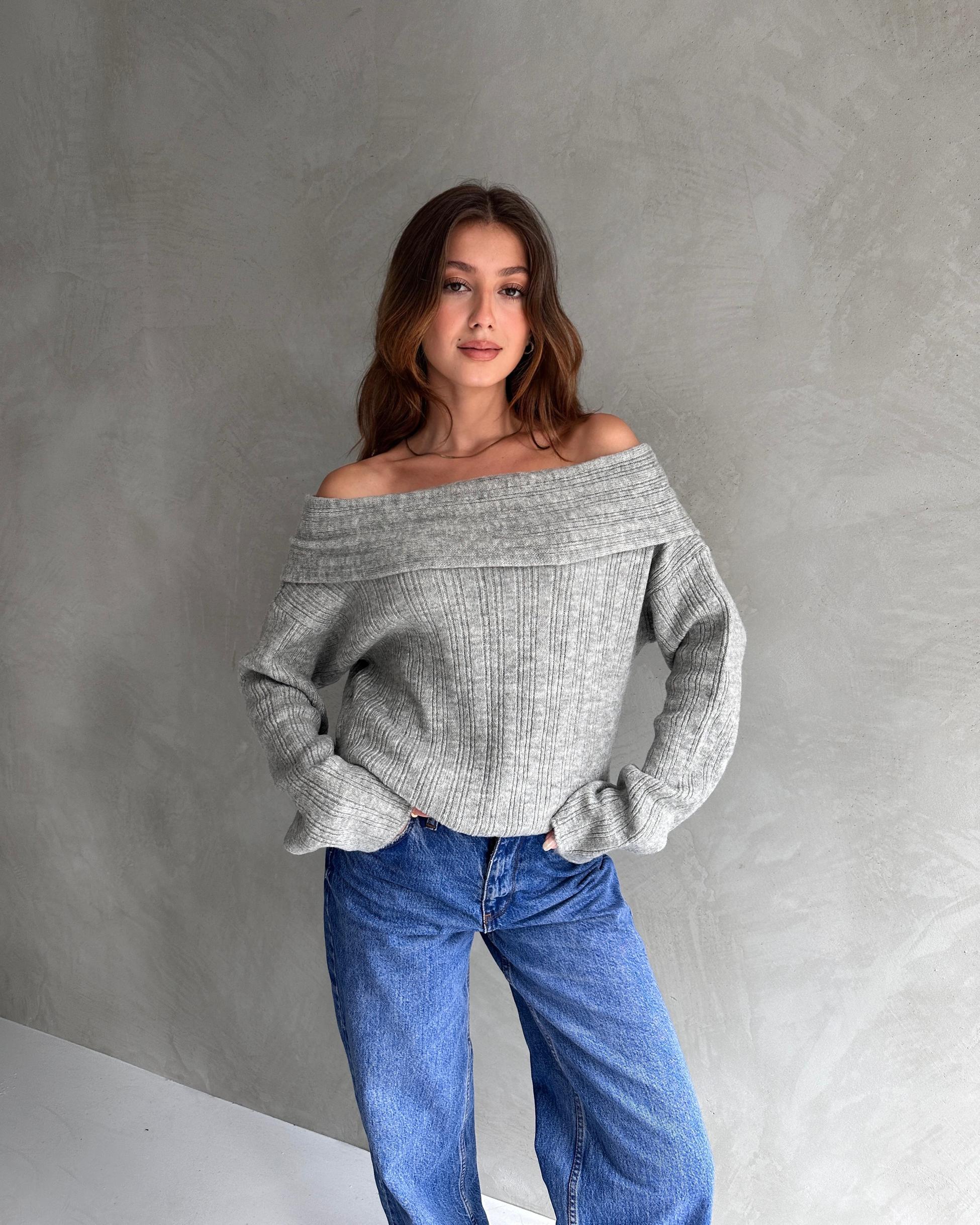 Madonna Collar Sweater