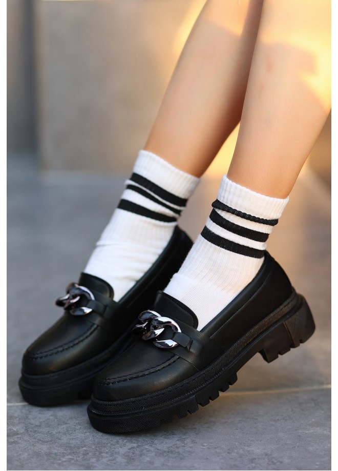 Biga Siyah Cilt Ayakkabı