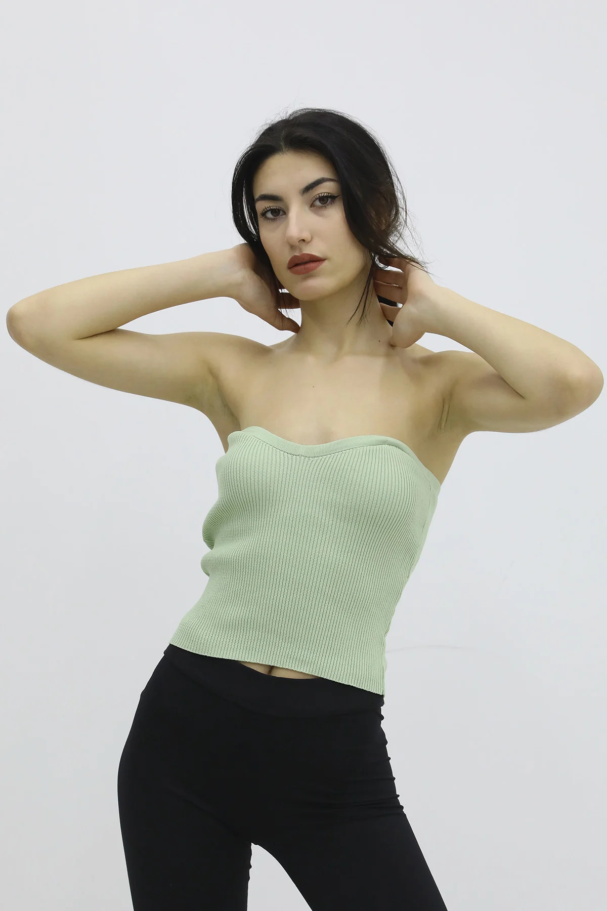 Likralı Triaster Green - P-019895